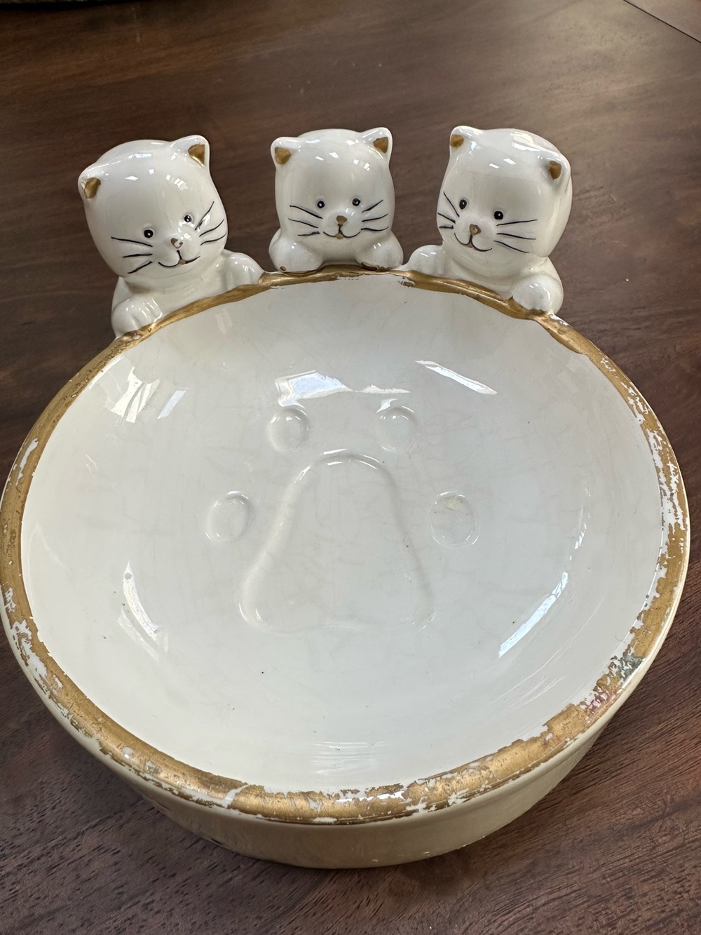 VTG Ceramic Cat Dish/ Soap Dish 1998